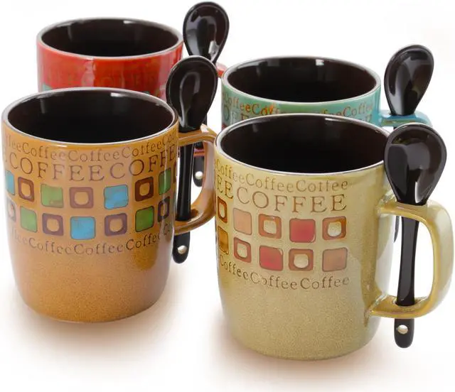 Alt view image 4 of 10 - Gibson 78757.08 13oz Mr. Coffee Cafe Americano Mug Set