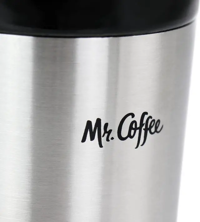 Alt view image 4 of 7 - Mr. Coffee 16oz Stainless Steel and Stoneware Travel Mug
