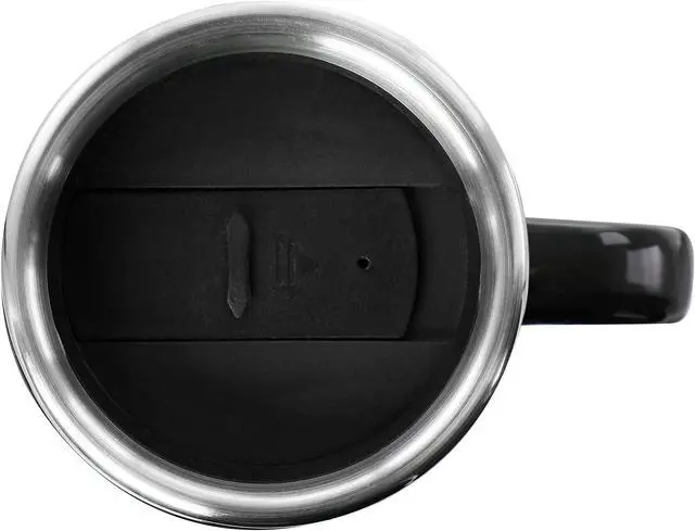 Alt view image 6 of 7 - Mr. Coffee 16oz Stainless Steel and Stoneware Travel Mug
