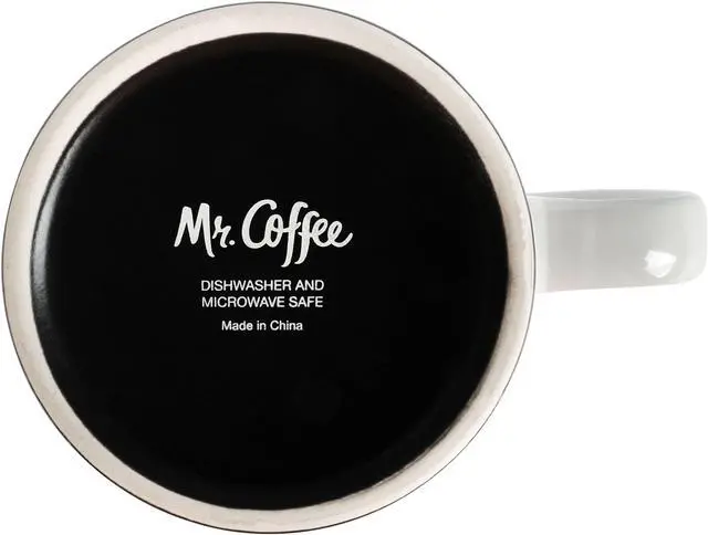 Alt view image 5 of 7 - Mr. Coffee Parkmill 17oz 4 Piece Stoneware Coffee Mug Set in Assorted Designs