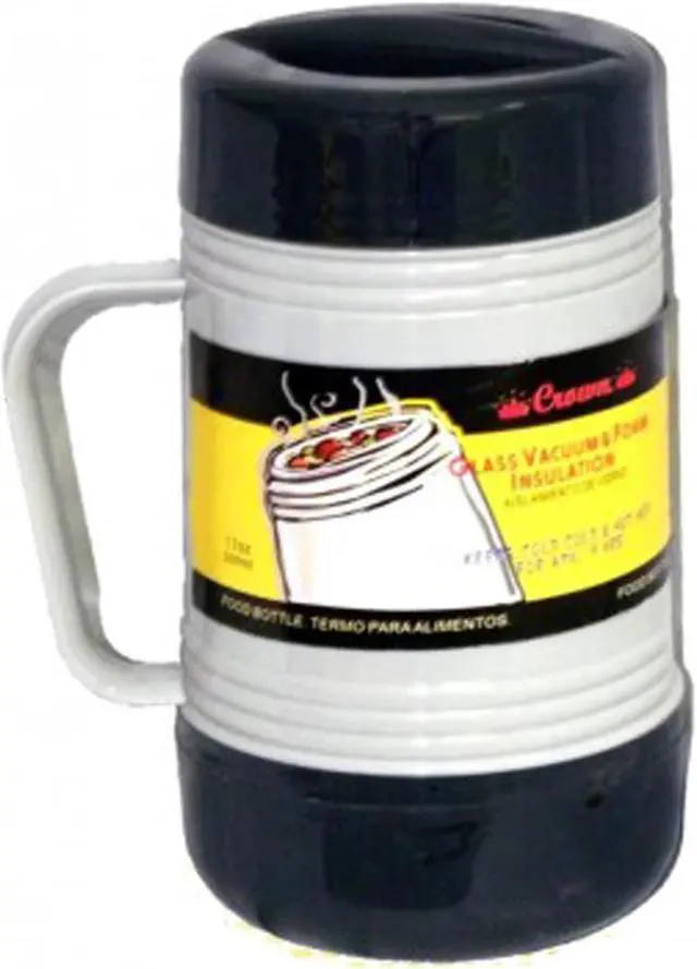 Main image of Brentwood 0.5L Glass Vacuum/Foam Insulated Food Thermos