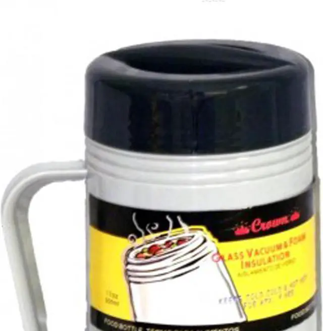 Alt view image 3 of 4 - Brentwood 0.5L Glass Vacuum/Foam Insulated Food Thermos
