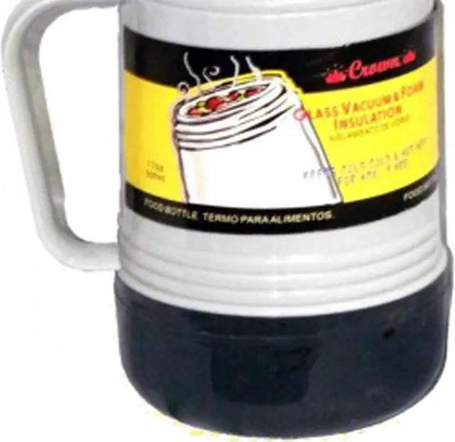 Alt view image 4 of 4 - Brentwood 0.5L Glass Vacuum/Foam Insulated Food Thermos