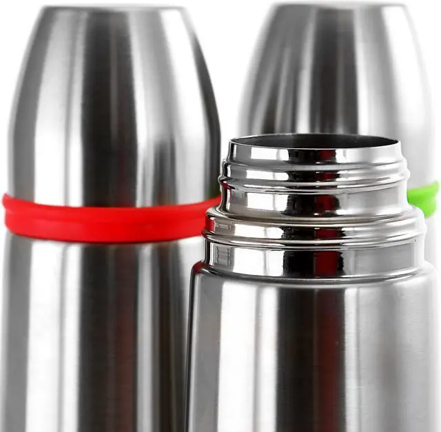 Alt view image 4 of 8 - Mr. Coffee Altona 3 Piece 27 Ounce Stainless Steel Thermal Travel Bottles in Assorted Colors