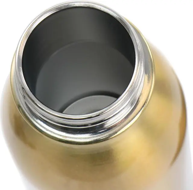 Alt view image 4 of 5 - WAO 20 Ounce Stainless Steel Insulated Thermal Bottle with Lid in Dark Gold