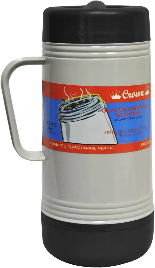 Alt view image 2 of 6 - Royal Crown FT-10 Glass Vacuum Food Thermos (1.0 Liter)