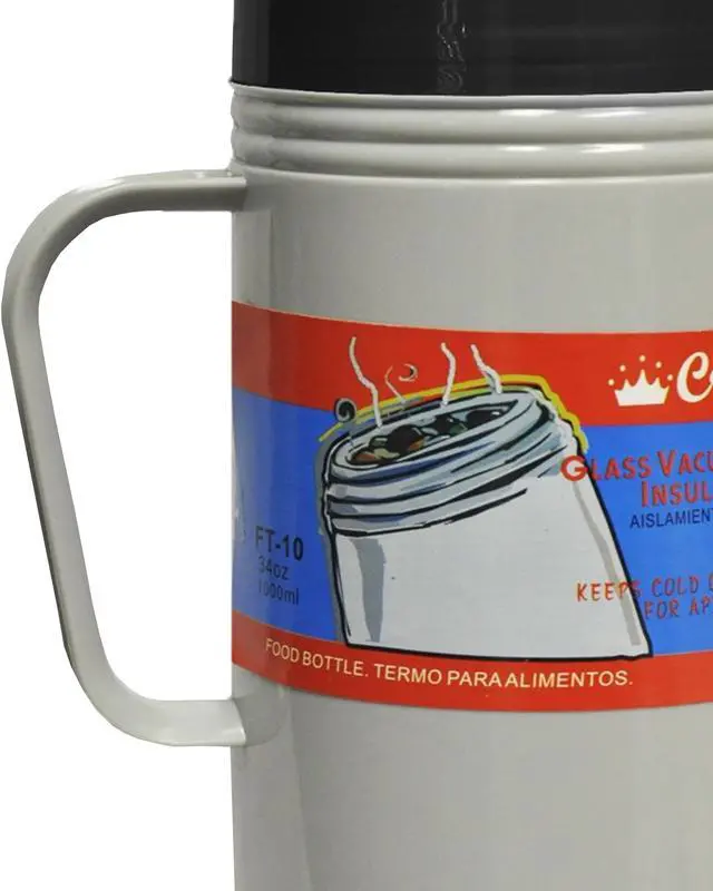 Alt view image 4 of 6 - Royal Crown FT-10 Glass Vacuum Food Thermos (1.0 Liter)
