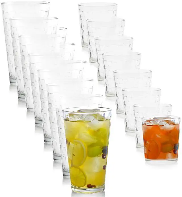 Alt view image 2 of 6 - Gibson 91849.16 Home Great Foundations Tumber Set - 16 Piece