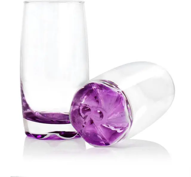 Alt view image 3 of 8 - Gibson Karissa 8 Piece Drinking Glass Tumbler Set Assorted 13 oz. (92361.08) 93596601M
