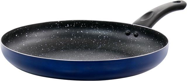 Oster Luneta 11.5 in. Blue Aluminum Nonstick Frying Pan