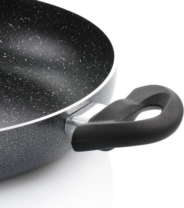 Alt view image 5 of 7 - Oster Pallermo 3.5 Quart Aluminum Nonstick Saute Pan in Charcoal with Lid
