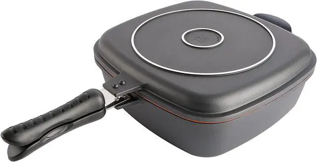 Alt view image 2 of 8 - Kenmore 5 Piece Nonstick Multi Function Cookware Set in Black