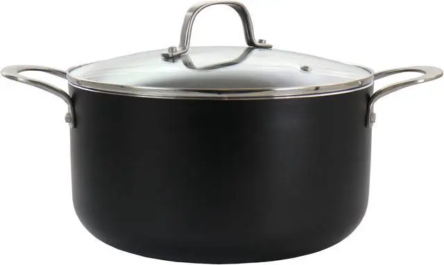 Alt view image 6 of 8 - Oster Palladium 8 Piece Aluminum Cookware Set in Black