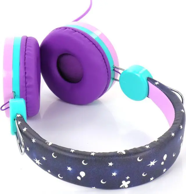 Alt view image 9 of 12 - Sakar Over the Ear Kids Safe Headphones (My Little Pony)