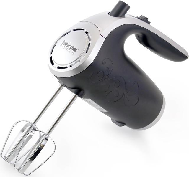 Alt view image 3 of 9 - Better Chef IM-814B 5 Speed 150 Watt Hand Mixer with Silver Accents, Black