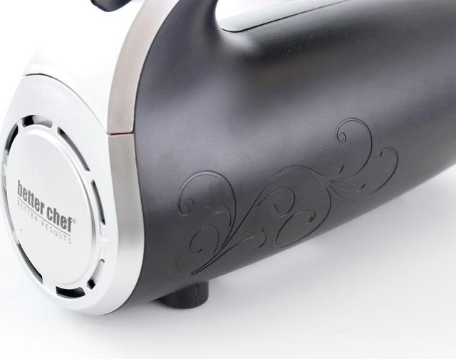 Alt view image 4 of 9 - Better Chef IM-814B 5 Speed 150 Watt Hand Mixer with Silver Accents, Black