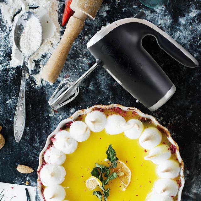 Alt view image 6 of 9 - Better Chef IM-814B 5 Speed 150 Watt Hand Mixer with Silver Accents, Black