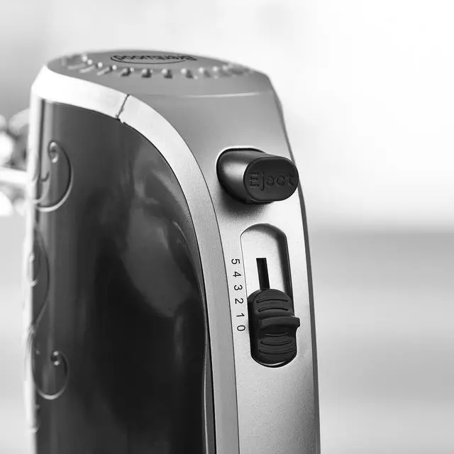 Alt view image 9 of 10 - Brentwood Appliances 5 Speed Hand Mixer (Black) HM-48B