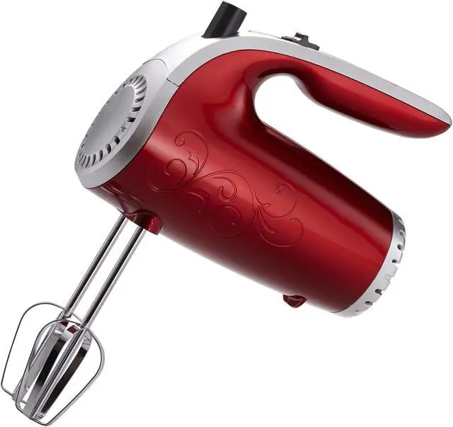 Alt view image 3 of 9 - Brentwood Appliances 5 Speed Hand Mixer (Red) HM-48R