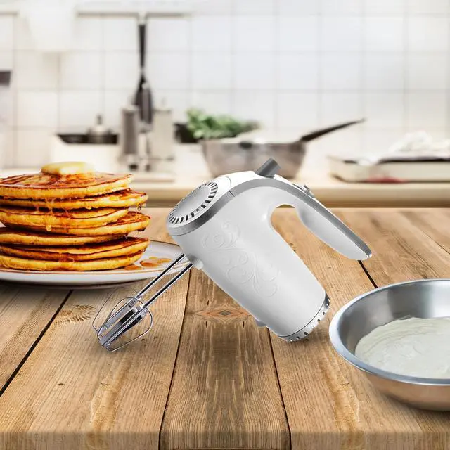 Alt view image 4 of 7 - Brentwood Appliances 5 Speed Hand Mixer (White) HM-48W