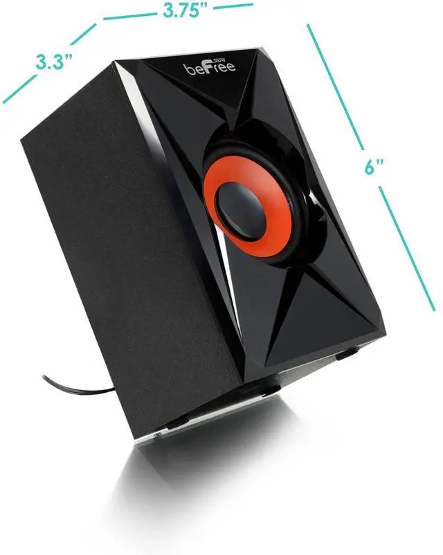 Alt view image 7 of 10 - Befree Sound BFS-420 5.1 Channel Surround Sound Bluetooth Speaker System, Orange