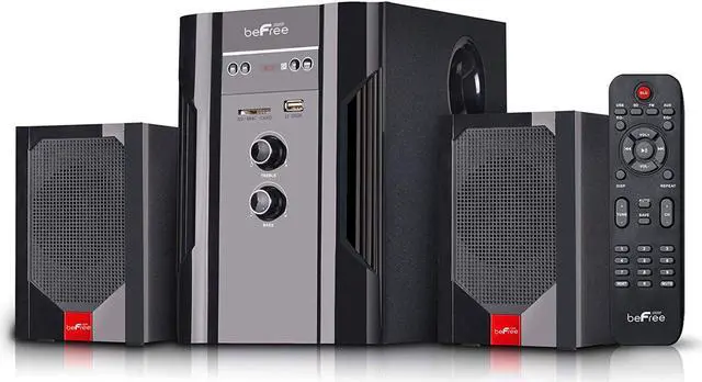 Alt view image 6 of 12 - beFree Sound 2.1 Channel Surround Sound Bluetooth Speaker System