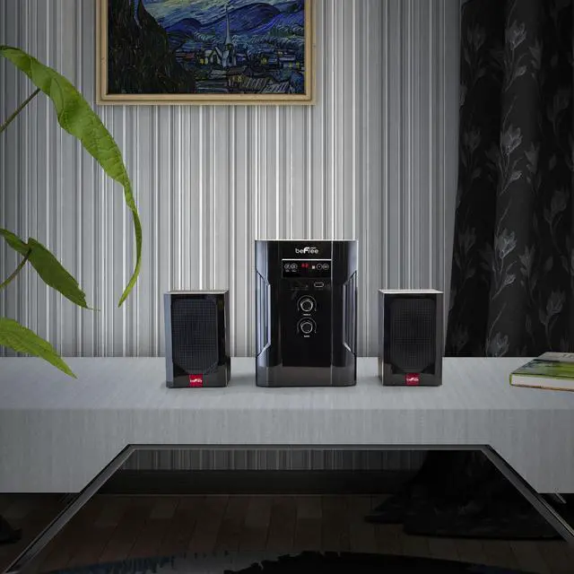 Alt view image 10 of 12 - beFree Sound 2.1 Channel Surround Sound Bluetooth Speaker System