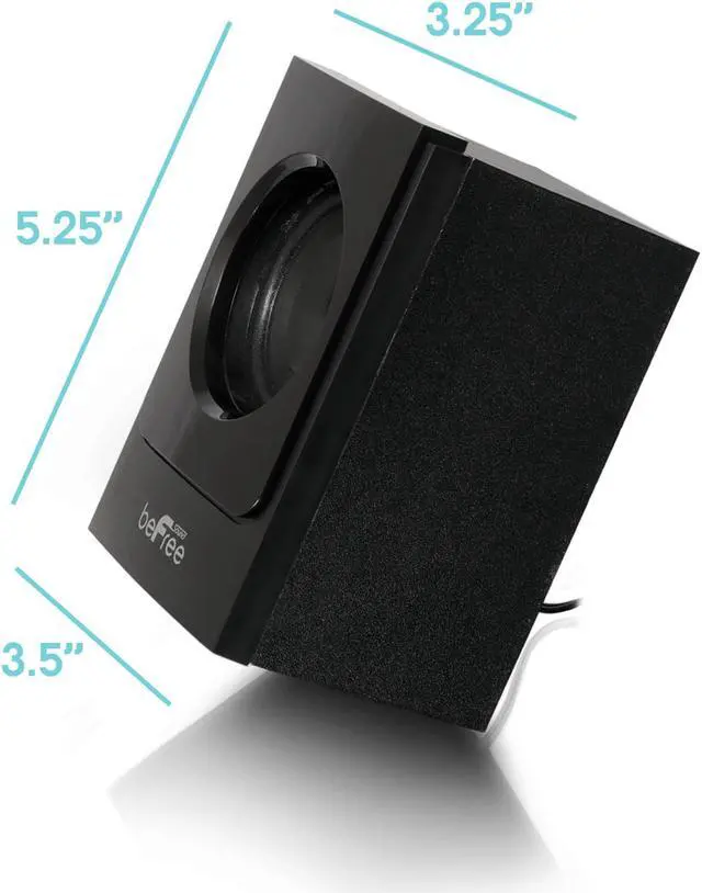 Alt view image 6 of 9 - beFree Sound BFS-425  5.1 Channel Surround Sound Bluetooth Speaker System in Black