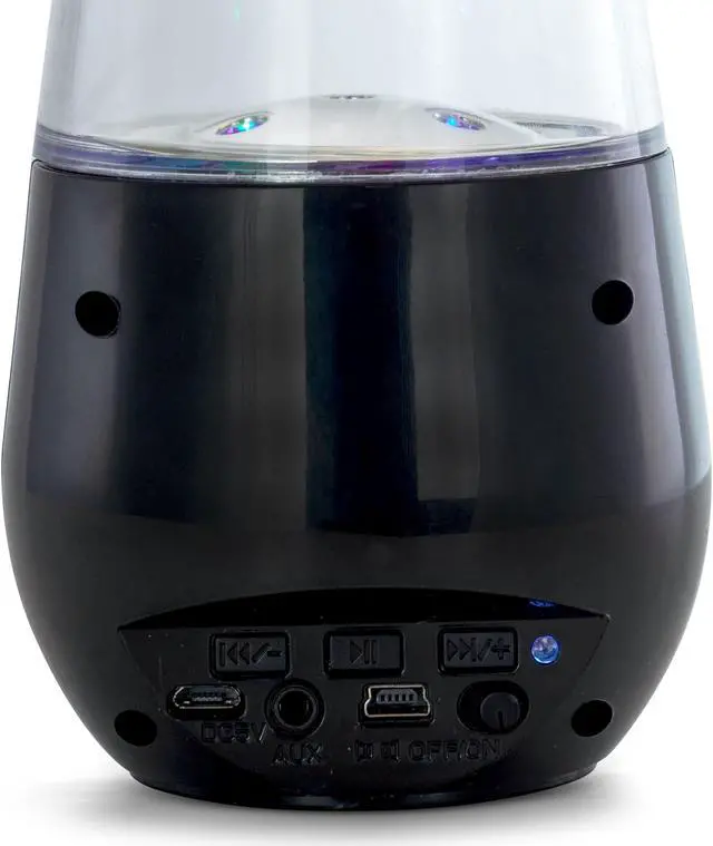 Alt view image 6 of 10 - beFree Sound Bluetooth LED Dancing Water Multimedia Speakers - Black
