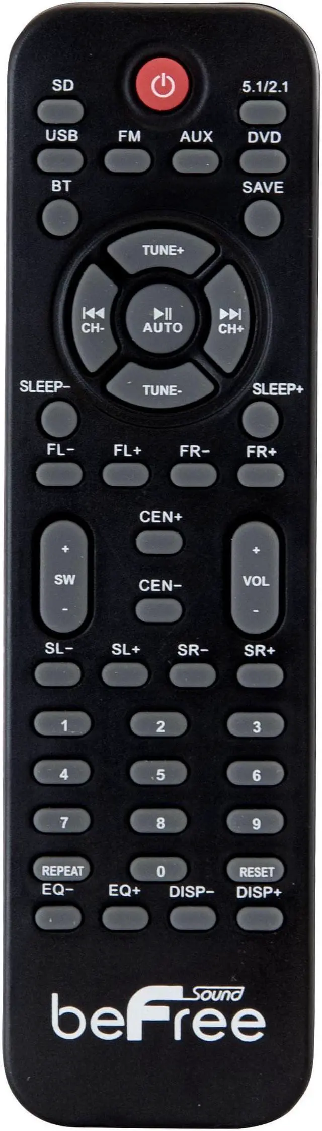 Alt view image 7 of 8 - beFree Sound 5.1 Channel Surround Sound Bluetooth Speaker System- Blue