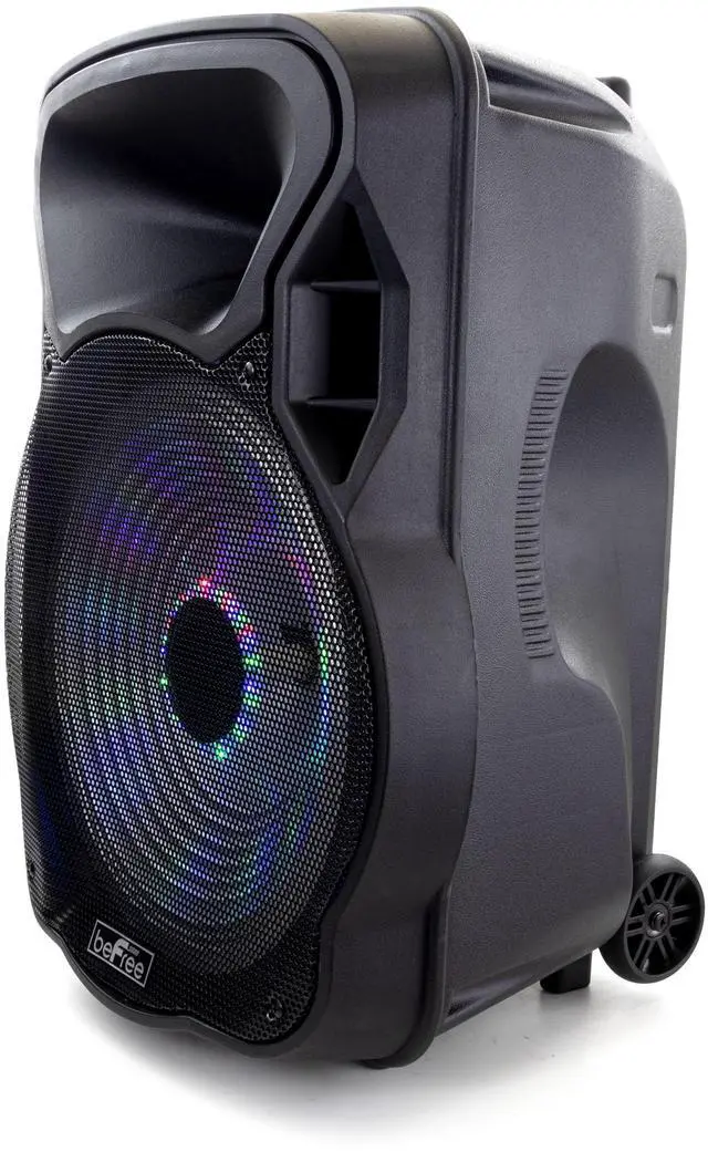 Alt view image 13 of 17 - Befree Sound BFS-5800 15 in. Bluetooth Rechargeable Party Speaker with Illuminating Light