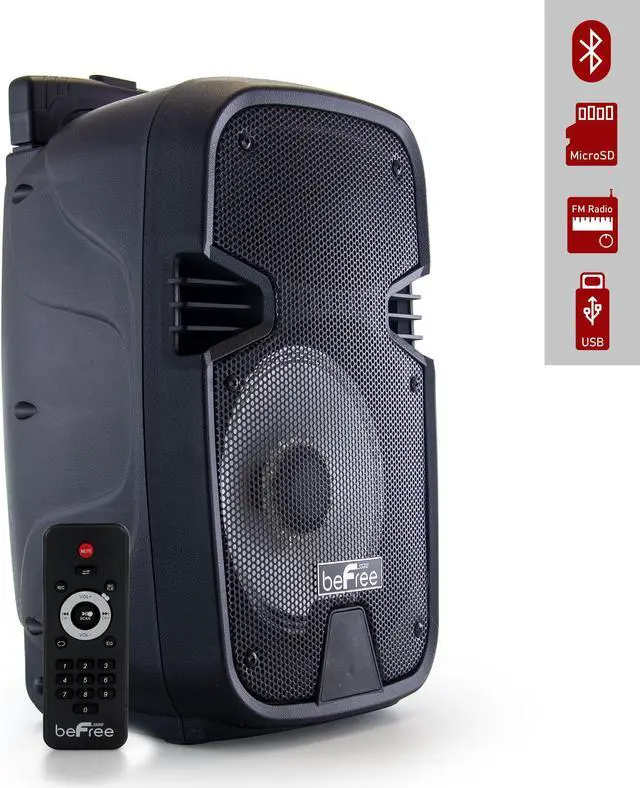 Alt view image 18 of 19 - Befree Sound 8 Inch 400 Watts Bluetooth Portable Party Speaker with USB, SD Input and Reactive Lights (BFS-3000)