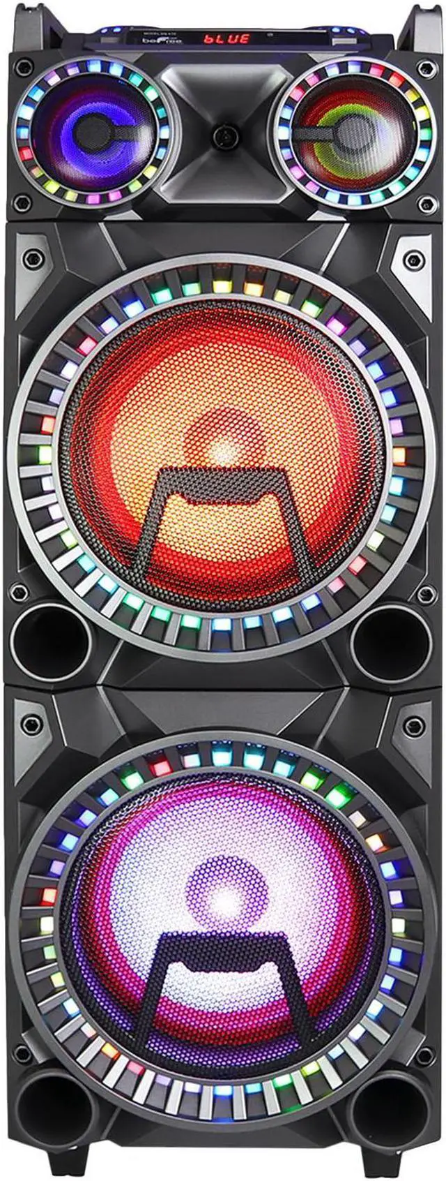 Alt view image 4 of 8 - BeFree Sound BFS-K10 Subwoofer Bluetooth Portable Party Speaker