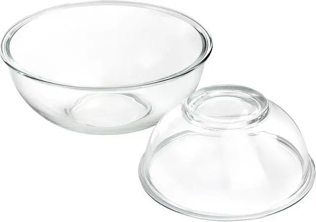Alt view image 4 of 5 - Martha Stewart 4 Piece Glass Nesting Bowl Set