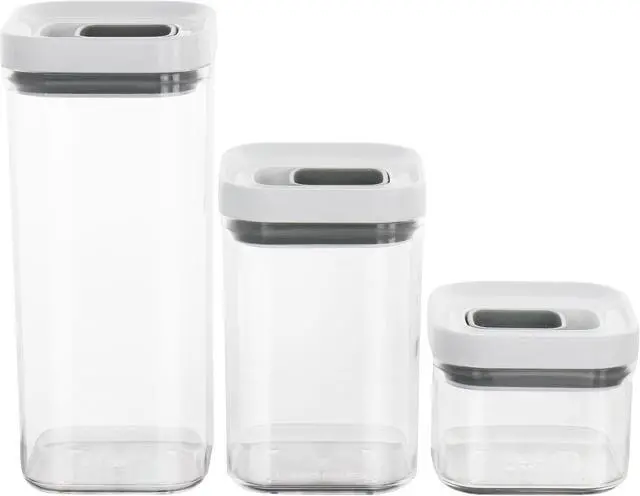 Main image of Martha Stewart Siobhan 3 Piece Acrylic Storage Container Set