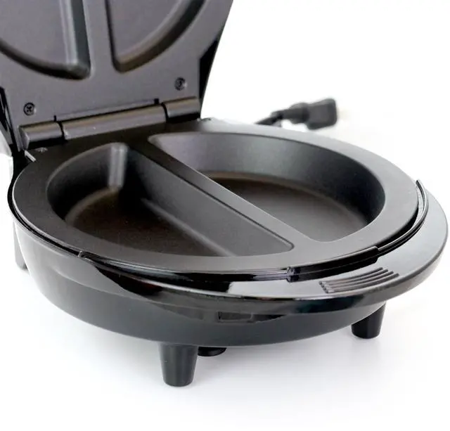 Alt view image 6 of 6 - New Electric Non-Stick double omelette maker white.