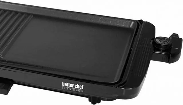 Alt view image 2 of 5 - Better Chef 2 in 1 Family Size Electric Counter Top Grill/Griddle