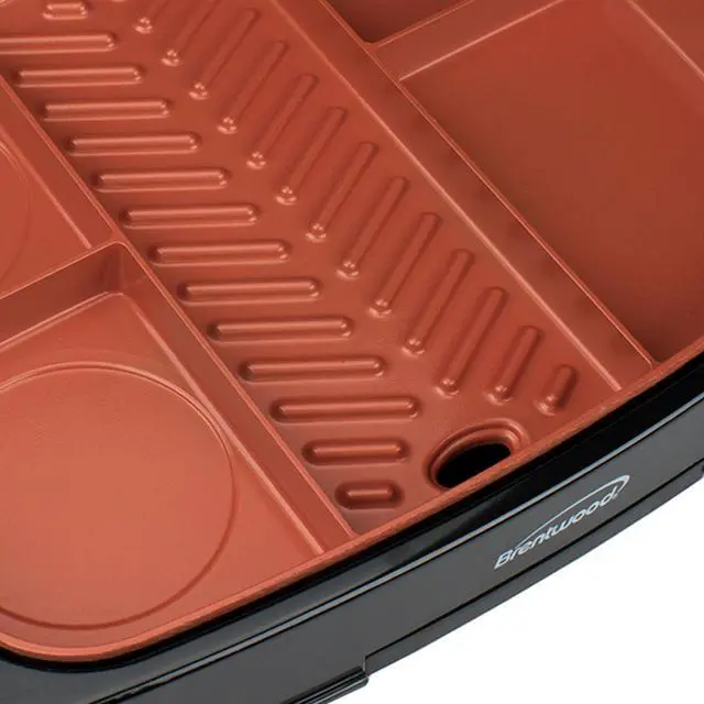 Alt view image 5 of 9 - Brentwood 945110411M Multiportion Nonstick Electric Indoor Grill
