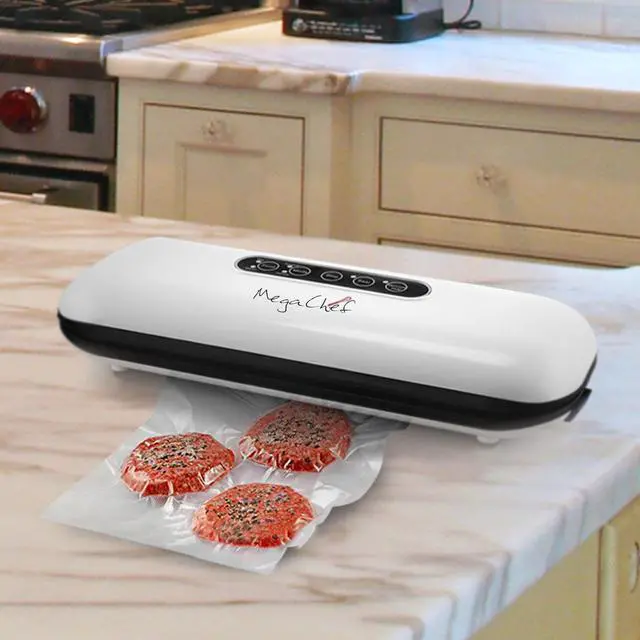 Alt view image 6 of 9 - MegaChef Home Vacuum Sealer and Food Preserver with Extra Bags
