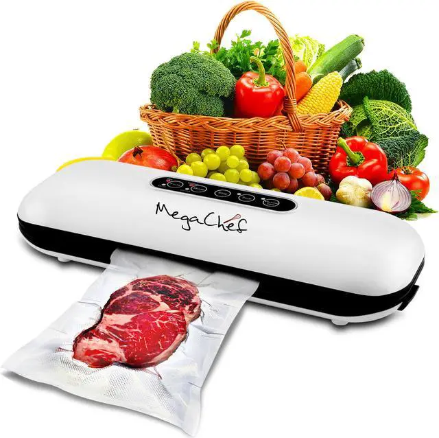 Alt view image 8 of 9 - MegaChef Home Vacuum Sealer and Food Preserver with Extra Bags