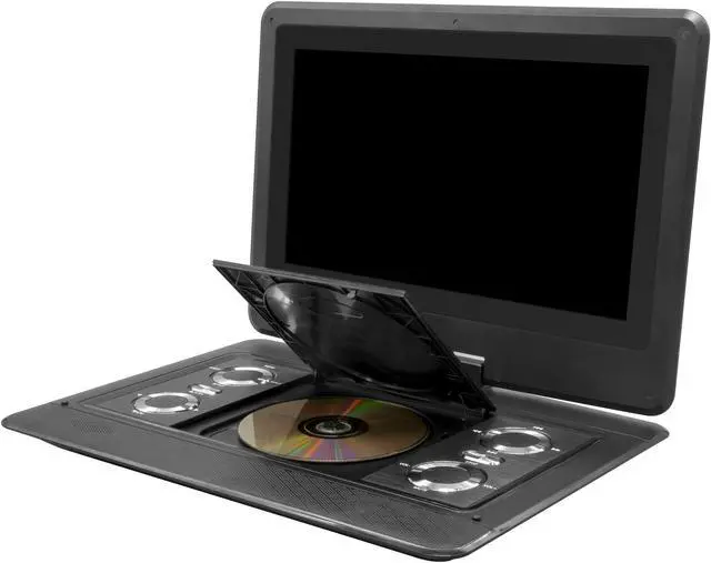Alt view image 5 of 8 - Trexonic 12.5 Inch Portable TV+DVD Player with Color TFT LED Screen and USB/HD/AV Inputs