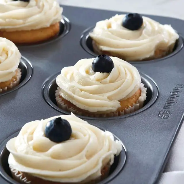 Alt view image 6 of 6 - Calphalon Nonstick Bakeware, Cupcake/Muffin Pan, 12-cup