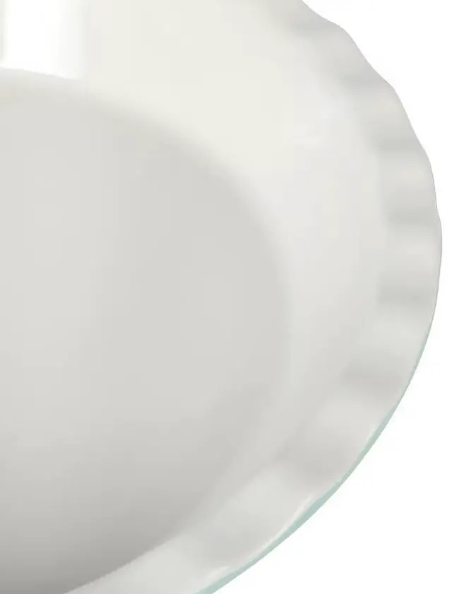 Alt view image 3 of 5 - Martha Stewart Vanowen 9 Inch Round Scalloped Edge Stoneware Pie Pan in Blue