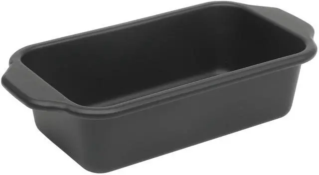 Main image of Oster Teston Platinum Collection 9 Inch Nonstick Carbon Steel Loaf Pan in Matte Black