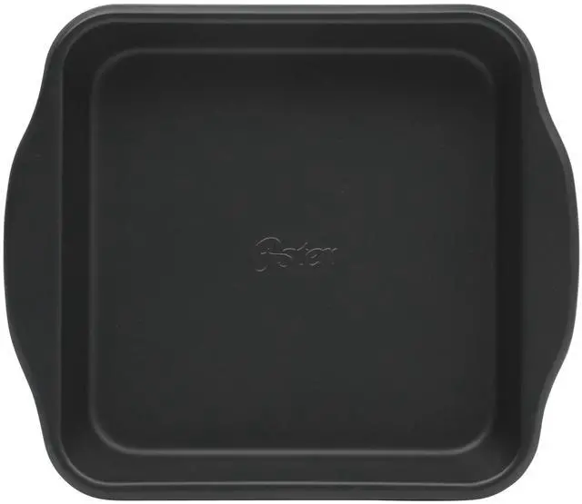 Alt view image 3 of 4 - Oster Teston Platinum Collection 8 Inch Nonstick Carbon Steel Square Cake Pan in Matte Black