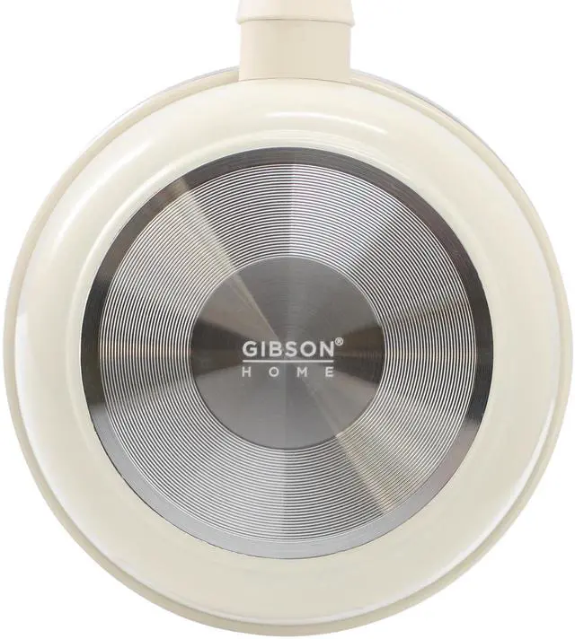 Alt view image 4 of 5 - Gibson Home Barnsdall 2 Quart Ceramic Nonstick Aluminum Saucepan in Ivory with Lid
