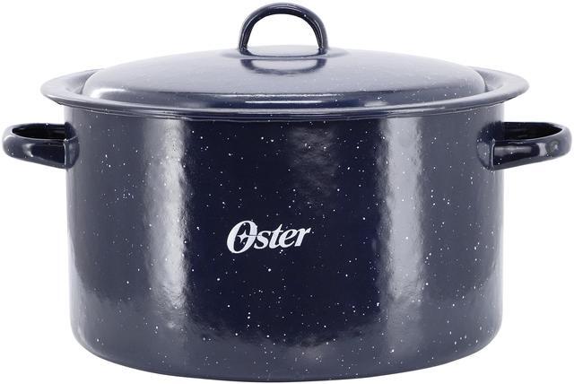 Main image of Oster Castillo 11 Quart Enamel on Steel Stock Pot with Lid in Blue
