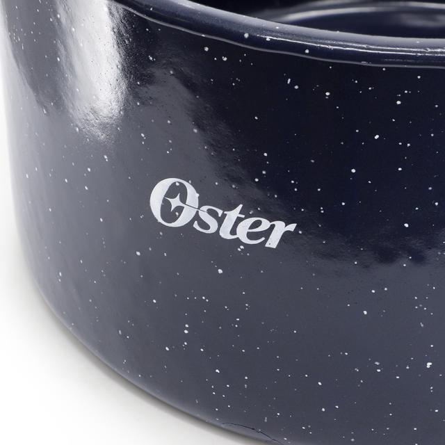 Alt view image 4 of 5 - Oster Castillo 11 Quart Enamel on Steel Stock Pot with Lid in Blue