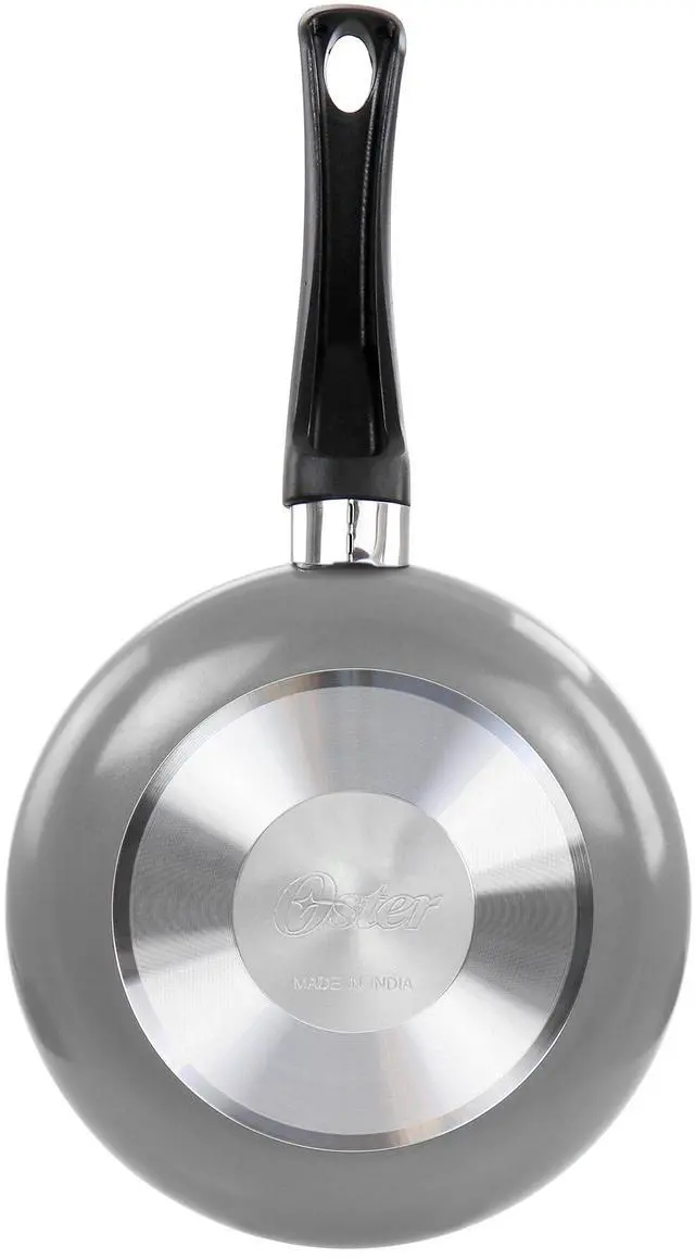 Alt view image 3 of 6 - Oster Luneta 8 Inch Aluminum Nonstick Frying Pan in Grey