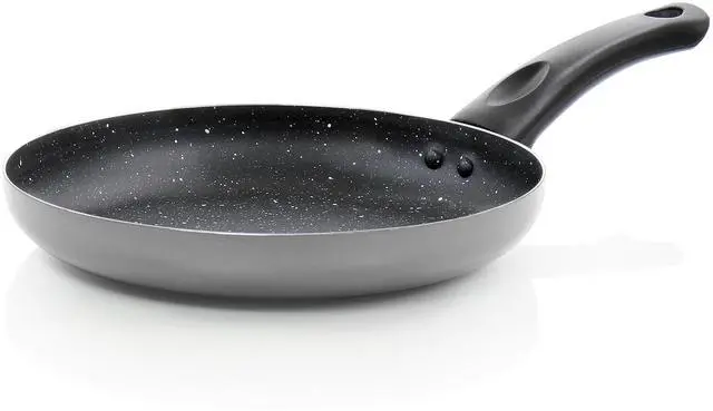 Alt view image 6 of 6 - Oster Luneta 8 Inch Aluminum Nonstick Frying Pan in Grey